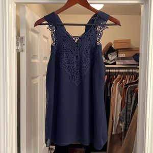 Blue blouse from banana republic